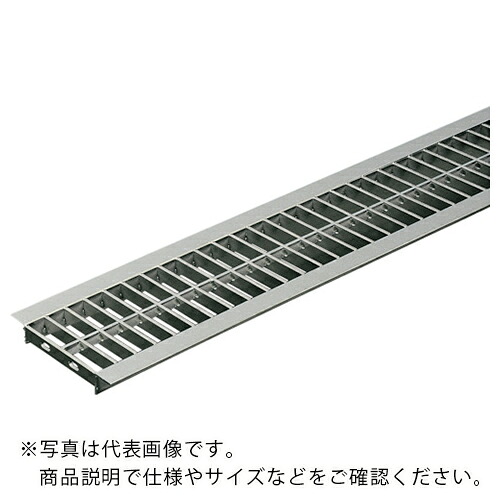 奥岡 ( 奥岡製造所 ) ステンレス鋼製 U字溝用 グレーチング 溝幅360用 P22 ノン横すべり ( OSU4-NS 20-36B(P22) ) 【製造業者取寄】