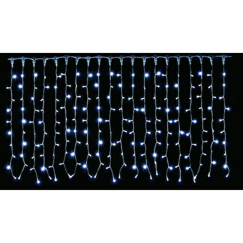 グリーンクロス LEDカーテンライト2C 200球 ホワイト ( 6300045125 ) (株)グリーンクロス 【メーカー取寄】