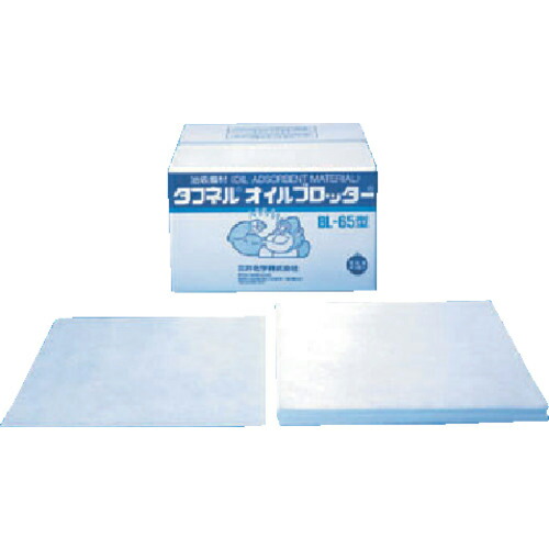 エム・エーライフ 油吸着材 タフネルオイルブロッター マット状 650x650mm 厚さ4mm (100枚入) ( BL-65 )