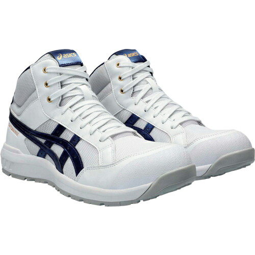 ASICS ( アシックス ) ウィンジョブ CP218 白いこと/ピーコート 25.0糎 ( 1273A091.101-25.0 )