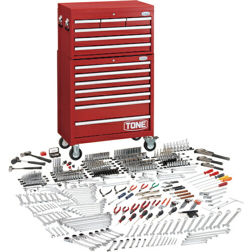 TONE 整備用工具セット ワイドキャビネットセット ( TCX961 ) TONE(株) 【メーカー取寄】