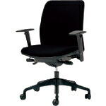 【SALE必要経費】PLUS ( つけ加える ) 652110)事務イス カイル ( KD-HL66SL BK ) 【製造業者取寄】