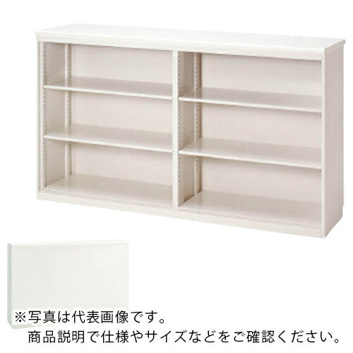 PLUS ( つけ加える ) 24509)DK ご機嫌カウンタ棚付開けっ広げ ( DK-15HN W4 ) 【製造業者取寄】