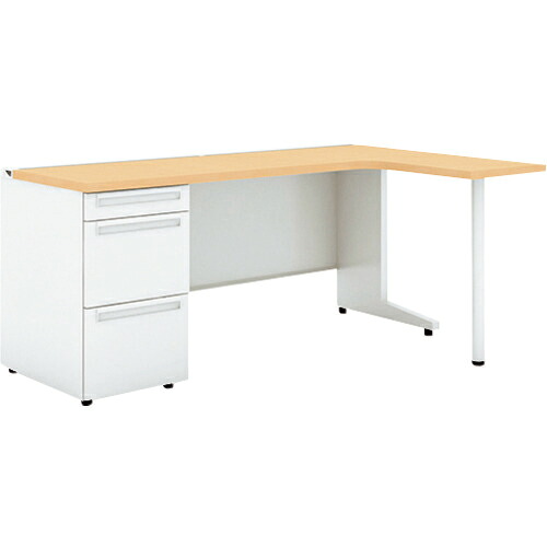PLUS ( プラス ) 779903)US L型片袖机UR-1612WA-3-6R WM ( UR-1612WA-3-6R WM/W4 ) プラス(株) 【メーカー取寄】