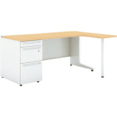 PLUS ( プラス ) 779921)US L型片袖机UR-1612WDL-3-7R WM ( UR-1612WDL-3-7R WM/W ) プラス(株) 【メーカー取寄】