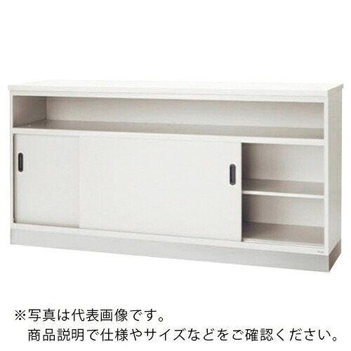 PLUS ( 足し加える ) 91708)SK ご機嫌カウンタ中棚付書庫 ( SK-W3540NT W4 ) 【製造会社取寄】