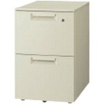 【SALE必要経費】PLUS ( つけ加える ) 740140)収納家具2段JS-046SC-A2 エル薄墨色 ( JS-046SC-A2 LGY ) 【製造業者取寄】