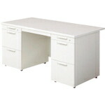 PLUS ( 付け加える ) 678654)先んじる 両袖机 ( LE-147A-33 WS/W4 ) 付け加える(株) 【製造業者取寄】 DIY・工具-その他-花・ガーデン・DIY