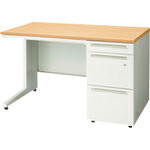 PLUS ( つけ加える ) 706475)片袖机 W1200 ( UJ-127A-3 WM/W4 ) つけ加える(株) 【製造業者取寄】 その他-DIY・工具