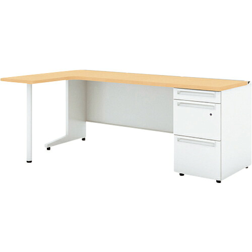 PLUS ( つけ加える ) 779891)US L型片袖机UR-1812WA-3-6L WM ( UR-1812WA-3-6L WM/W4 ) 【製造業者取寄】