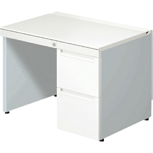 【SALE通貨価値】PLUS ( 足し加える ) 673119)ステージオ 片袖机 ( ST-147L-P3 WS/M4 ) 【製造業者取寄】