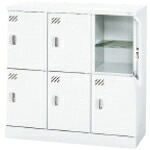 【SALE必要経費】PLUS ( つけ加える ) 617198)多人数用ロッカー ( KL-L32 W4 ) 【製造業者取寄】