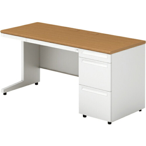 PLUS ( 足し加える ) 669583)US 片袖机 ( US-NS156A-3 T2/W4 ) 【製造業者取寄】