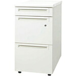 PLUS ( 足し加える ) 740049)脇机3段 抽き出しA ( UJ-047A-A3 WS/W4 ) 【製造業者取寄】