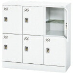 【SALE必要経費】PLUS ( つけ加える ) 617197)多人数用ロッカー ( KL-L32N W4 ) 【製造業者取寄】