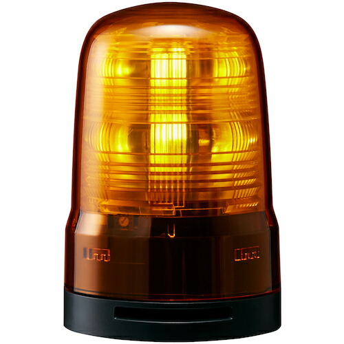 PATLITE ( パトライト ) モータレス回転灯 Φ80 M2 端子台 ブザー Y ( SF08-M2KTB-Y ) (株)パトライト 【メーカー取寄】