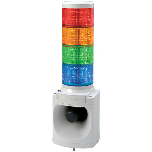 PATLITE ( パトライト ) LED積層信号灯付き電子音報知器 ( LKEH-410FE-RYGB ) (株)パトライト 【メーカー取寄】