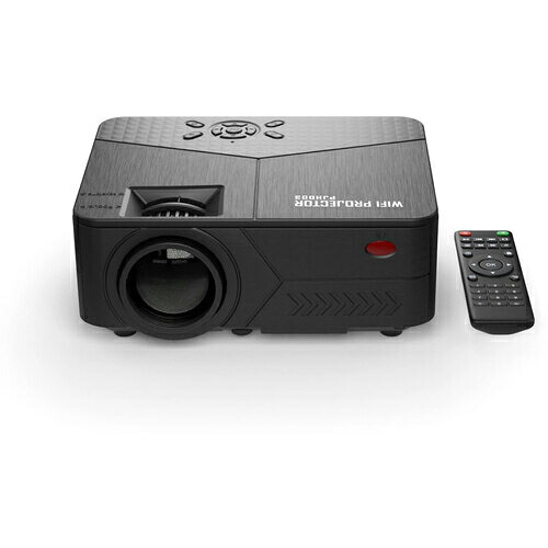 【SALE通貨価値】AREA ( 大気圏後ろ側 ) 小型三脚架付LED映写機 ( MS-PJHD03B BK )