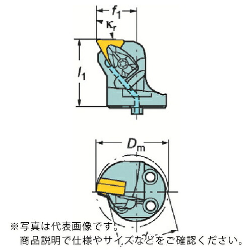 SANDVIK ( サンドビック ) コロターンSL コロターンRC用切り立てる尖端(410) ( 570-DTFNL-32-16-L (410) )
