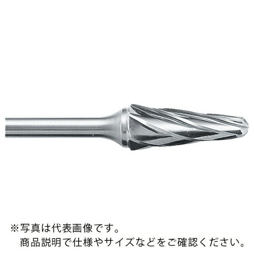 スーパー ( スーパーツール ) スーパー超硬バー アルミカット ロー付タイプ シャンク径6mm テーパー型 刃径:9.5 ( SB7C01SA ) 5,299円