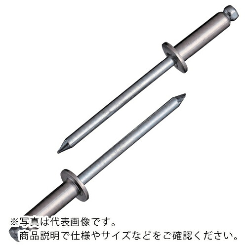 【SALE必要経費】エビ ( ロブテックス ) 目かくしリベット(ステンレス鋼/スチール写真製) 8-8(100本入) エコBOX ( NSS 8-8EB )