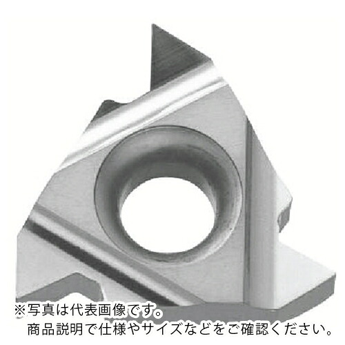 京セラ 内径ねじ切り加工用チップ (汎用55°、G(PF)、R(PT)(BSPT)、ウィットねじ(W) TC60M ( 16IR5502 TC60M ) 【10個セット】