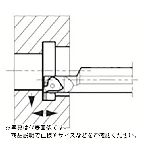 京セラ 大内径深溝入れ製作用ホルダ KGIA ( KGIAR3232B-3 )