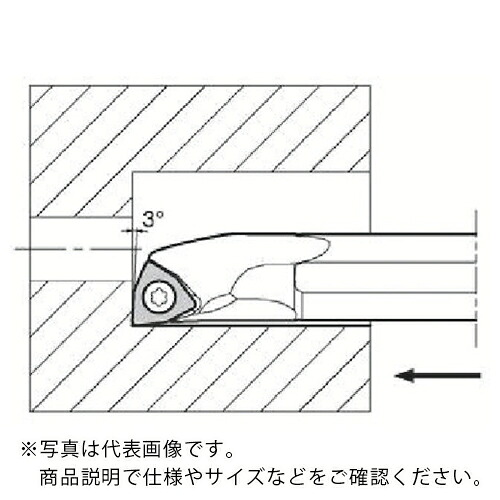 京セラ 内径加工用鋼バー S-SWUB(P)-A ( S10H-SWUBR06-07A )