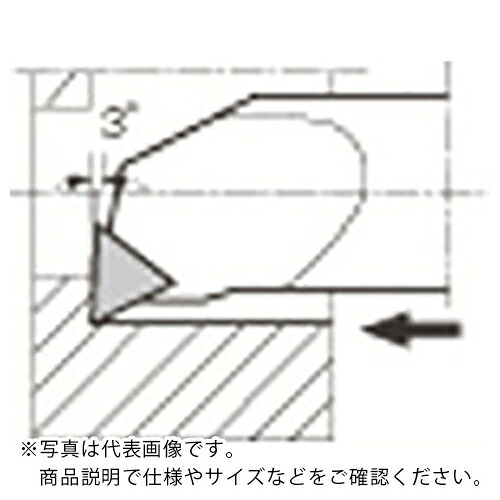 京セラ 内径加工用ボーリングバー S-CTUP ( S12L-CTUPR09-16 )