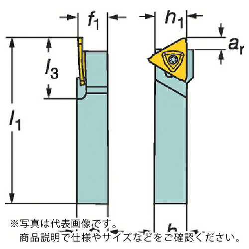 SANDVIK ( サンドビック ) コロカット3 突切り・溝入れシャンクバイト(480) ( RF123T06-1010BM (480) )