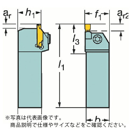 SANDVIK ( サンドビック ) コロカット1・2 突切り・溝入れ用シャンクバイト(480) ( RF123G07-2525C (480) )