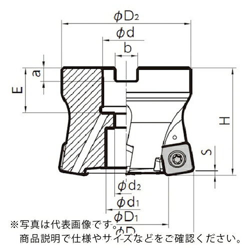 京セラ MFH Harrier フェースミル(SOMT10タイプ)ミリ仕様 ( MFH063R-10-5T-22M )