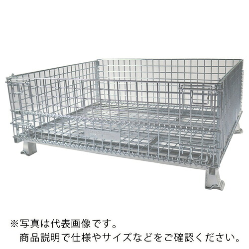 サンキン メッシュパレット コイルタイプ 1200&times;1000&times;510 ( SC-41/2 )｜配管材料プロ トキワ