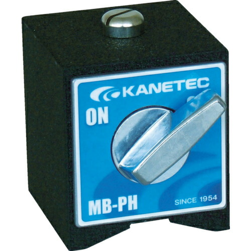KANETEC ( カネテック ) マグネットホルダ台 吸着面:底面(V形) 吸着力1250N ( MB-PH )