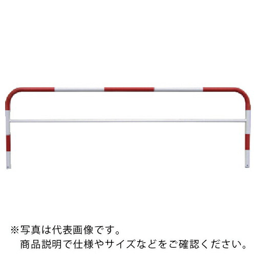 ユニット カーストッパー 赤・白 W3000 ( 835-305 ) ユニット(株) 【メーカー取寄】