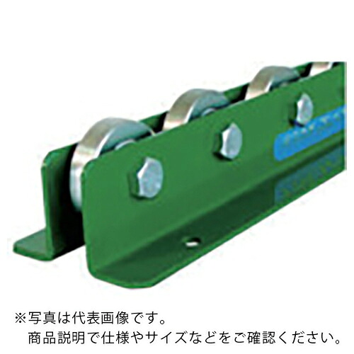 TS ( 寺内製作所 ) 削り出しスチール製ホイールコンベヤ ( KR-A3-P100X1500L ) (株)寺内製作所 【メーカー取寄】