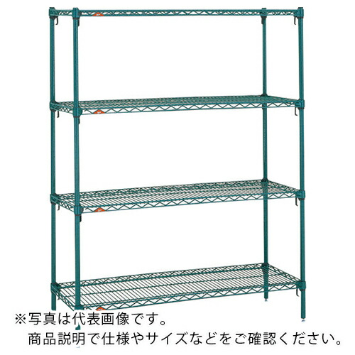 ERECTA ( エレクター ) スーパーアジャスタブルシール3 間口1517mm×奥ふかさ609mm×高さ1591粍 4段 ( A2460NK3-63PK3-4 ) 【製造会社取寄】