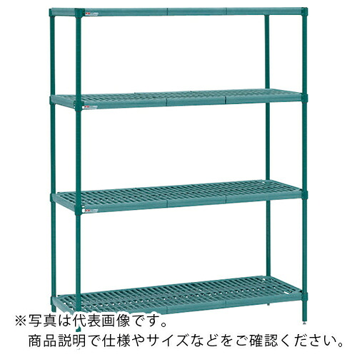 ERECTA ( エレクター ) スーパーエレクタープロ 間口1823mm×奥ふかさ530mm×高さ1895粍 4段 ( PR2172NK3 74PK3-4 ) 【製造会社取寄】