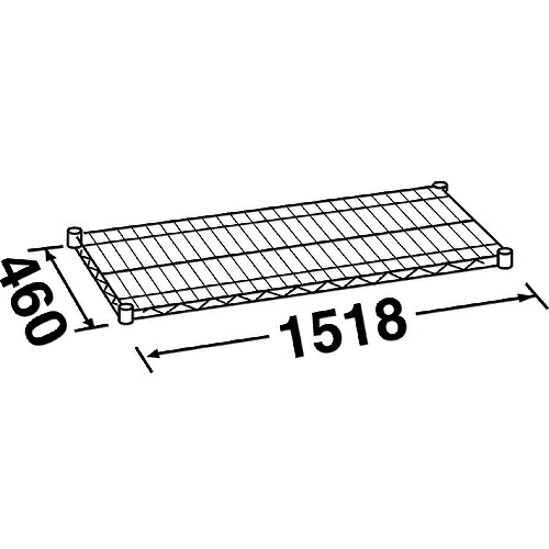 ERECTA ( エレクター ) エレクターシェルフ スーパーシリーズ W1518xD460mm ( MS1520 ) エレクター(株) 【メーカー取寄】