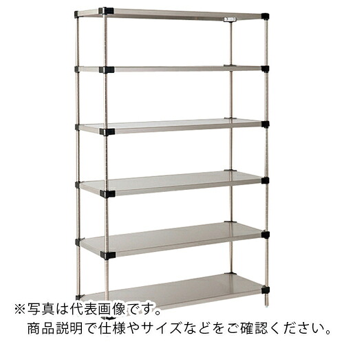 ERECTA ( エレクター ) 百貨店続きもの・430ソリッドシェルフ MSS910 間口911mm×奥ふかさ461mm×高さ1892粍 DB付 6段 ( MSS910･P1900W-6 ) 【製造会社取寄】