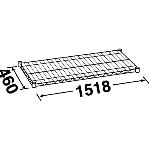 【SALE通貨価値】ERECTA ( エレクター ) サイドアップエレクターシェルフW1518xD460粍 ( MU1520 ) 【製造業者取寄】