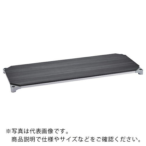 ERECTA ( エレクター ) ベーシックシリーズウッドシェルフ W600xD450mm ブラックウッド シルバーフレーム 棚用 ( B1824MBS1 ) エレクター(株) 【メーカー取寄】