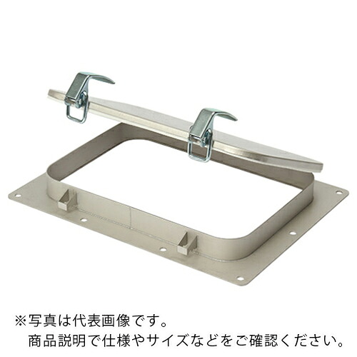 TSUBACO ( 椿本チエイン ) つばきワンタッチ窓 耐食シリーズ フランジ付き350X500 ( CMD-Q3-F ) (株)椿本チエイン 【メーカー取寄】