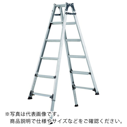 アルインコ 伸縮脚付きはしご兼用脚立(踏ざん幅60mm・各脚441mm伸縮) ( PRT120FX )|配管材料プロ トキワ