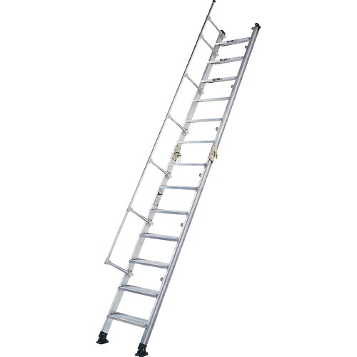 アルインコ 階段はしご 全長4.1m 最大使用質量150kg ( HC40 ) アルインコ(株)住宅機器事業部 【メーカー取寄】