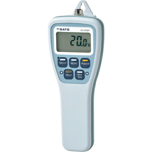 佐藤 ( 佐藤計量器製作所 ) 防水型食品用温度計ＳＫー２７０ＷＰ（指示計のみ）（８０７８－０１） ( SK-270WP-BODY )