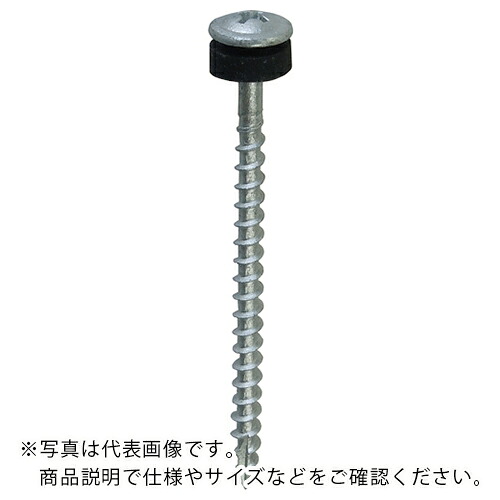 DAIDOHANT ( ダイドーハント ) 瓦用SUSXM7 力強さ螺旋釘 4.5X160(パシペート)オレフィンパッキン 100本 ( 00045284 ) 【製造業者取寄】