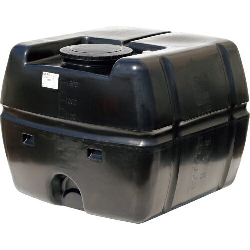 SUIKO ( スイコー ) スーパーローリータンク 1500L 黒 ( SLT-1500 BK ) スイコー(株) 【メーカー取寄】