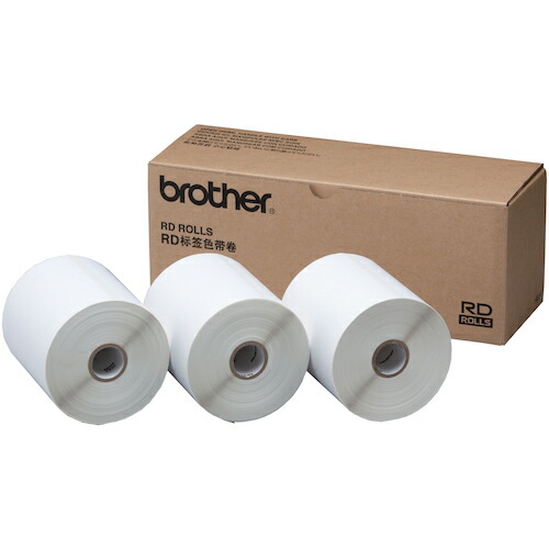 brother ( ブラザー工業 ) RDロール(TDシリーズ用) プレカット紙テープ 幅102mm×長さ152mm ( RD-S02J1 ) ブラザー工業(株) 【メーカー取寄】