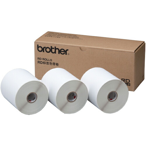 brother ( ブラザー工業 ) RDロール(TDシリーズ用) 再剥離ラベル 幅102mm無定長 ( RD-S06J4 ) ブラザー工業(株) 【メーカー取寄】